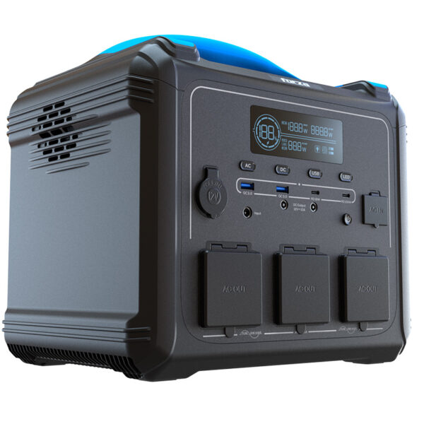 Estación de Energía Portátil Forza FPP-T1202 1200W, Bat LiMnFePO4, Salidas AC/DC/USB, Carga Rápida