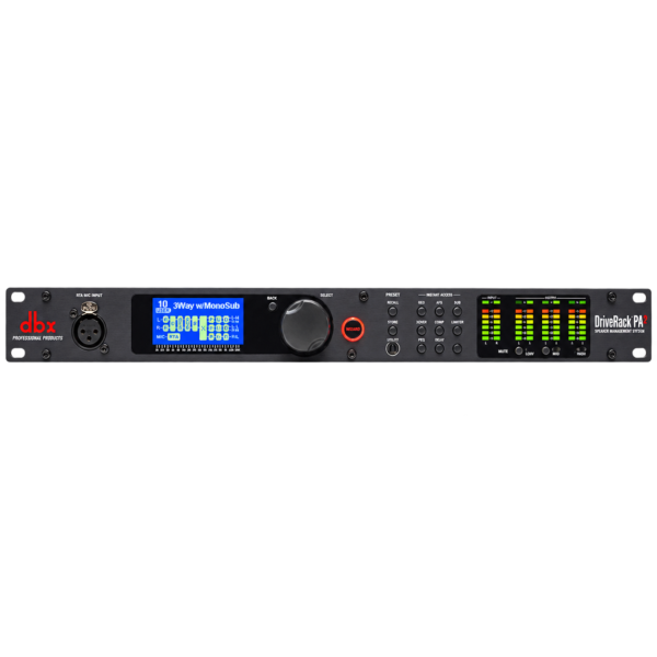 dbx DriveRack PA2 – Procesador de Gestión de Altavoces