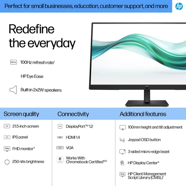 HP Series 3 Pro 322ph 21.5″ – FHD 100Hz