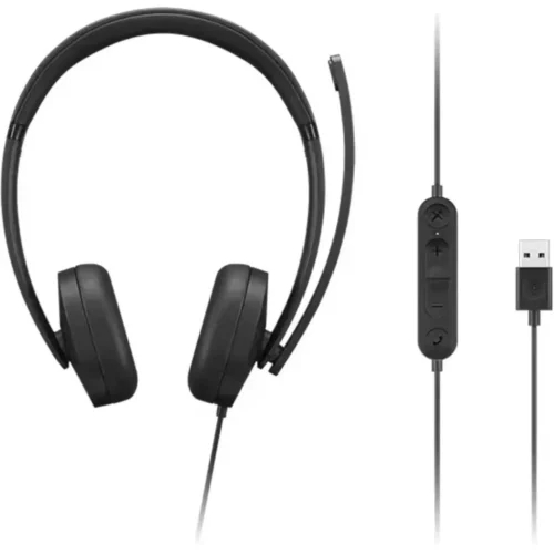Lenovo USB-A Wired Stereo Headset Gen 2 – Headset Profesional