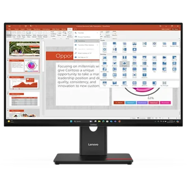 Lenovo ThinkVision T27-40 27″ – FHD IPS 120Hz USB Hub