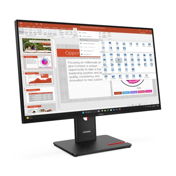 Lenovo ThinkVision T27-40 27″ – FHD IPS 120Hz USB Hub
