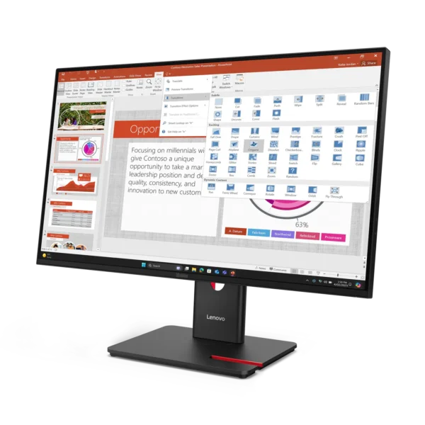 Lenovo ThinkVision T27-40 27″ – FHD IPS 120Hz USB Hub