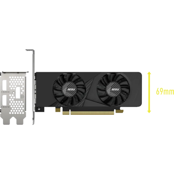 MSI GeForce RTX 3050 LP 6G OC – 6GB GDDR6 Low Profile