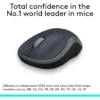 FELIMICH 910-002225 02 Logitech M185 Gris – Mouse Inalámbrico Compacto
