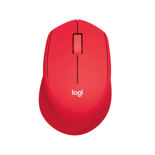 Logitech M280 Rojo – Mouse Inalámbrico 2.4 GHz