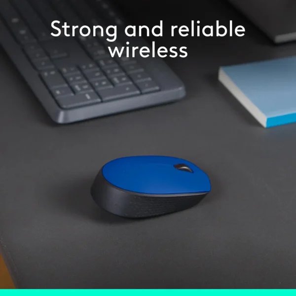 Logitech M170 Azul – Mouse Inalámbrico