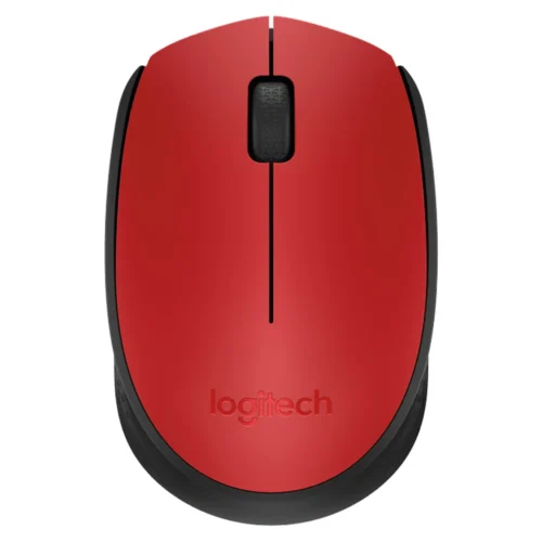 Logitech M170 Rojo – Mouse Inalámbrico