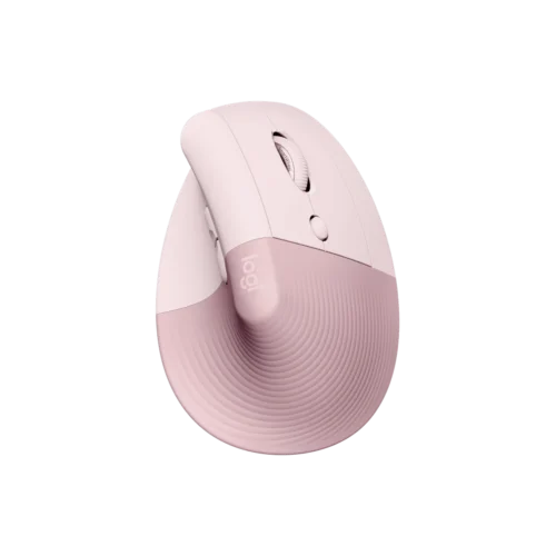 Logitech Lift Rosado – Mouse Ergonómico Vertical Inalámbrico