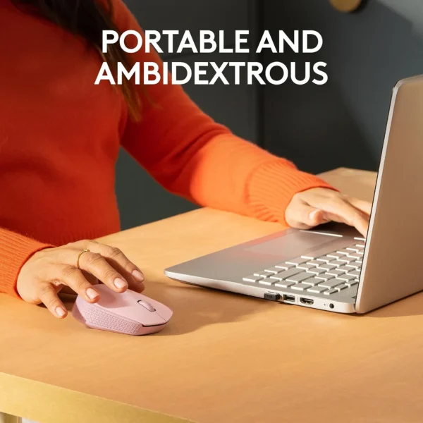 Logitech M170 Rosado – Mouse Inalámbrico