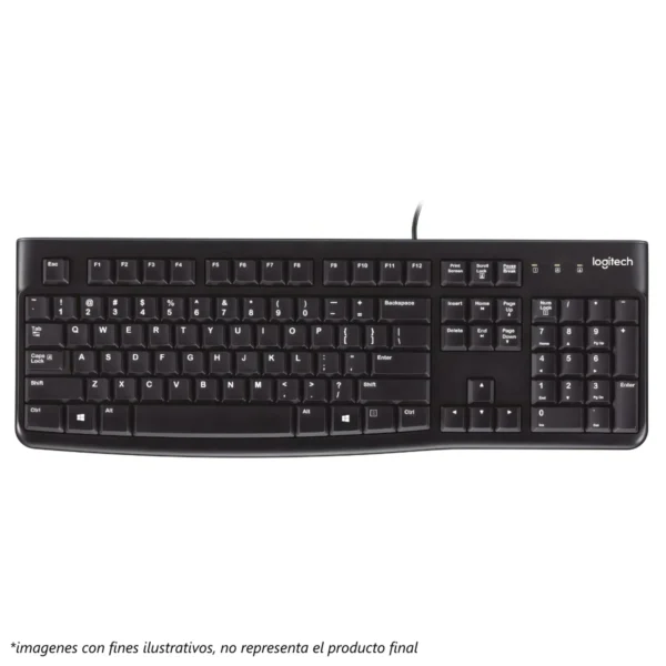 Logitech K120 Español – Teclado USB Cableado