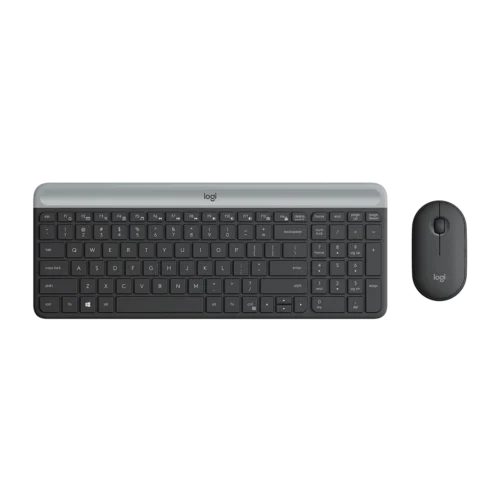 Logitech MK470 Grafito Español – Combo Teclado + Mouse Inalámbrico