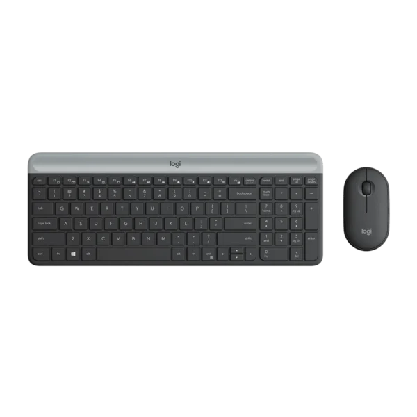Logitech MK470 Grafito Español – Combo Teclado + Mouse Inalámbrico