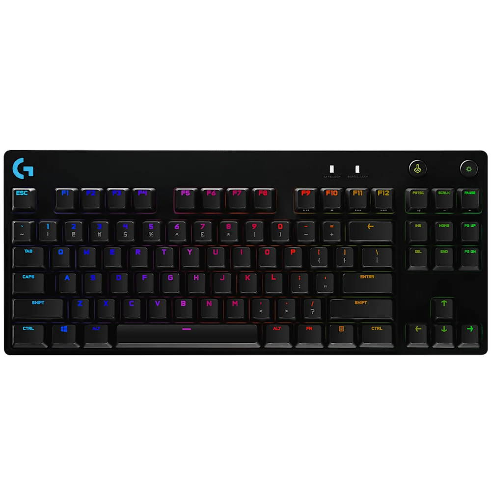 Logitech G PRO Mecánico Inglés – Teclado Gamer TKL RGB