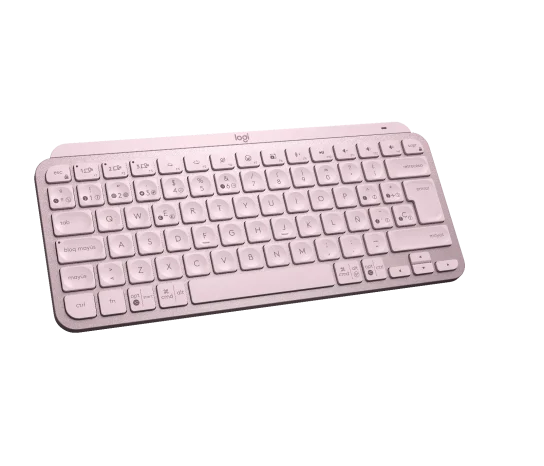 Logitech MX Keys Mini Rosado Español – Teclado Inalámbrico
