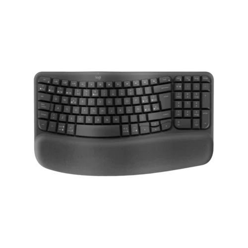 Logitech Wave Keys for Business Grafito – Teclado Ergonómico Inalámbrico