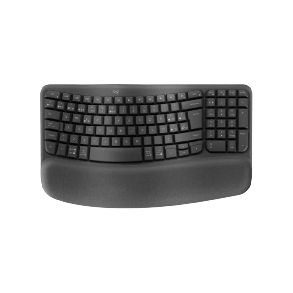Logitech Wave Keys for Business Grafito – Teclado Ergonómico Inalámbrico