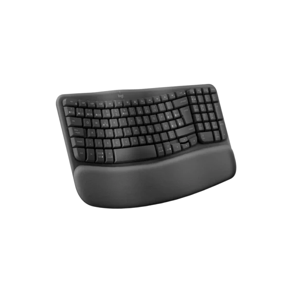Logitech Wave Keys for Business Grafito – Teclado Ergonómico Inalámbrico