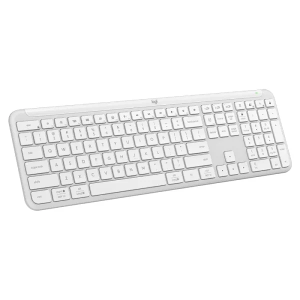 Logitech Signature Slim K950 Blanco Español – Teclado Inalámbrico