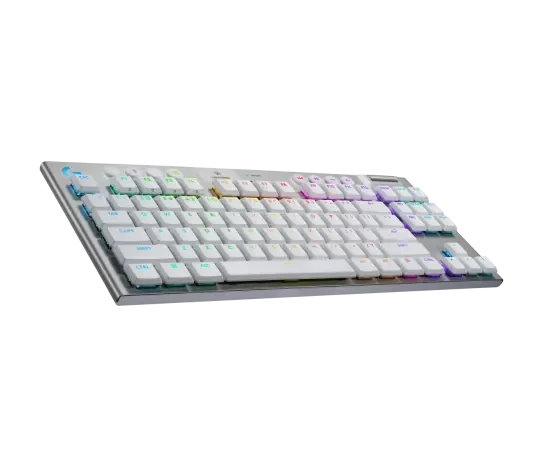Logitech G915 X TKL LIGHTSPEED Blanco Inglés – Teclado Mecánico Gamer Inalámbrico