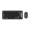 Logitech POP Icon Combo Grafito / Verde Español – Teclado + Mouse