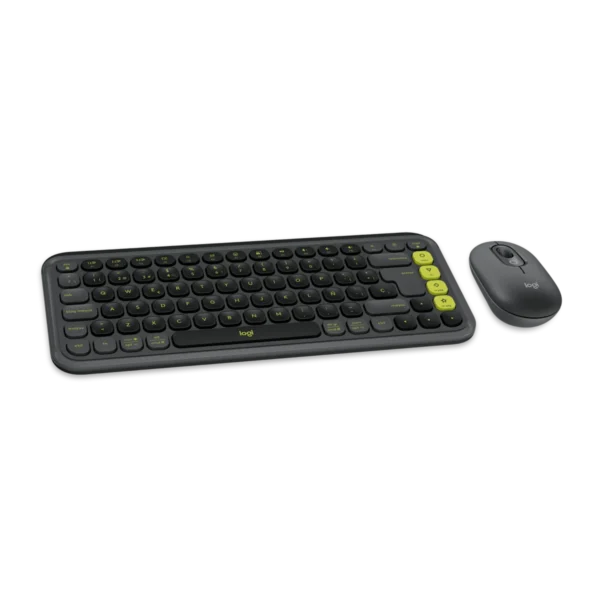 Logitech POP Icon Combo Grafito / Verde Español – Teclado + Mouse