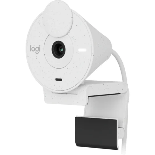 Logitech Brio 300 Blanco – Webcam Full HD USB-C