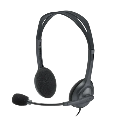 Logitech H111 Negro – Audífonos Estéreo con Micrófono 3.5 mm