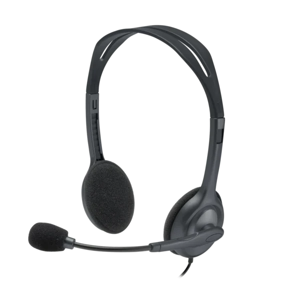Logitech H111 Negro – Audífonos Estéreo con Micrófono 3.5 mm