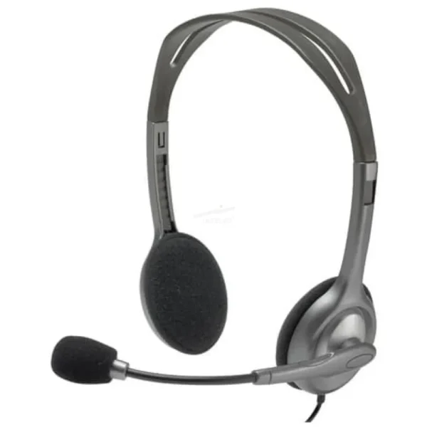 Logitech H111 Negro – Audífonos Estéreo con Micrófono 3.5 mm