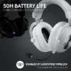 Logitech G PRO X 2 LIGHTSPEED Headset Inalámbrico Blanco