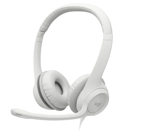 Logitech H390 Blanco – Audífonos con Micrófono