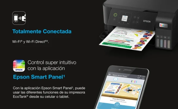 Epson EcoTank L3560 – Multifuncional Wi‑Fi 3 en 1, Tanque de Tinta