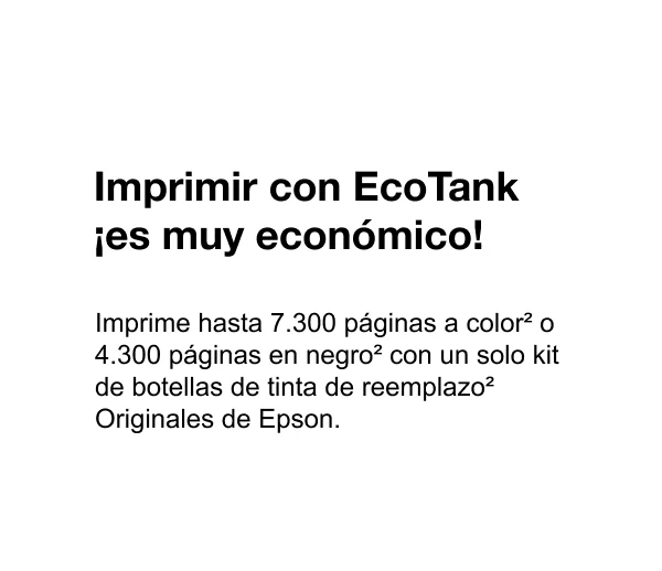 Epson EcoTank L3560 – Multifuncional Wi‑Fi 3 en 1, Tanque de Tinta