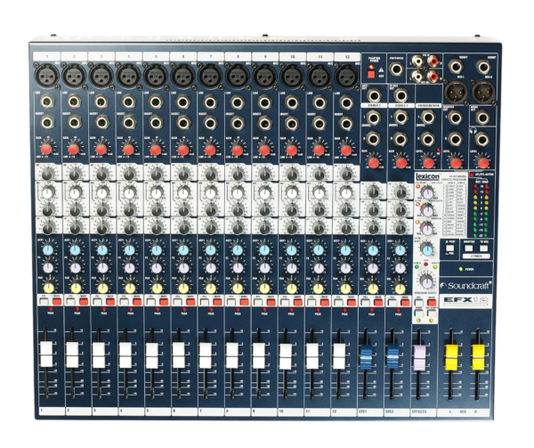 Soundcraft EFX12 Mezclador Analógico de 12 Canales