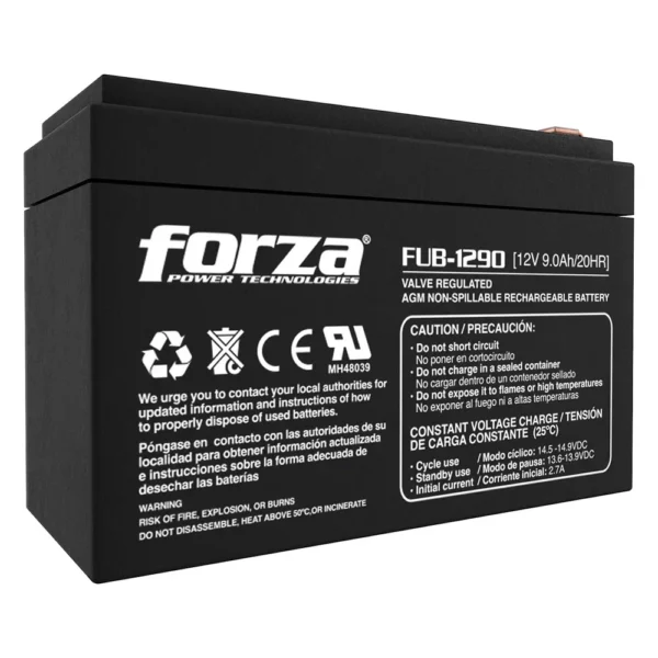 Forza FUB-1290 – Batería Sellada 12V / 9Ah para UPS