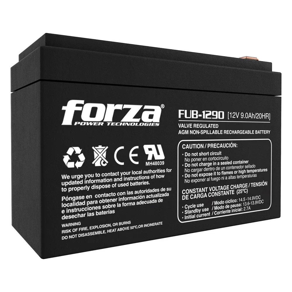 Forza FUB-1290 – Batería Sellada 12V / 9Ah para UPS