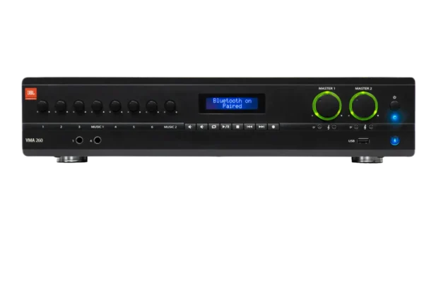 JBL Professional VMA260 – Mezclador Amplificador de 8 Entradas