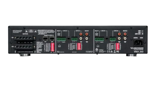 JBL Professional VMA260 – Mezclador Amplificador de 8 Entradas
