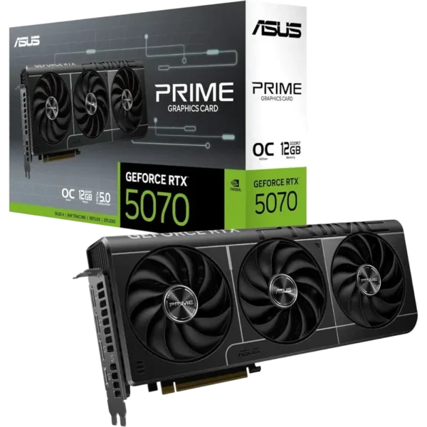 ASUS Prime GeForce RTX 5070 OC 12GB GDDR7 – Tarjeta Gráfica