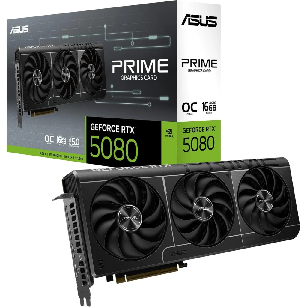 ASUS Prime GeForce RTX 5080 OC 16GB GDDR7