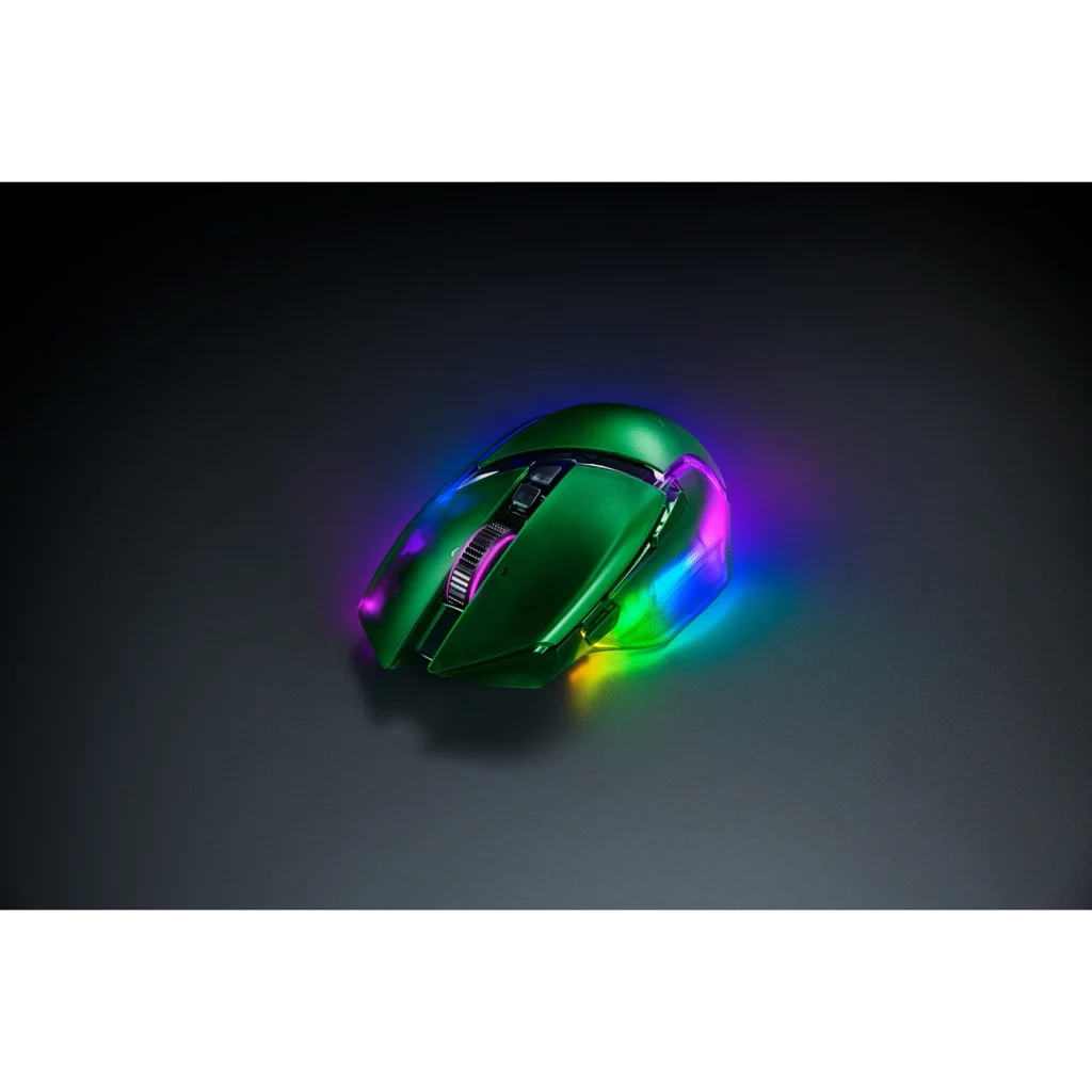 Razer Basilisk V3 Pro 35K Phantom Green Mouse Inalámbrico