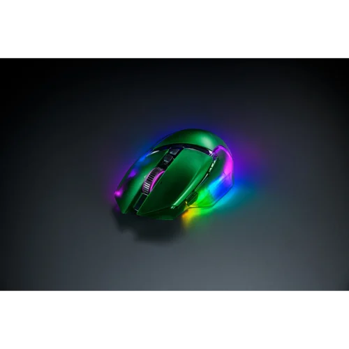 Razer Basilisk V3 Pro 35K Phantom Green Mouse Inalámbrico