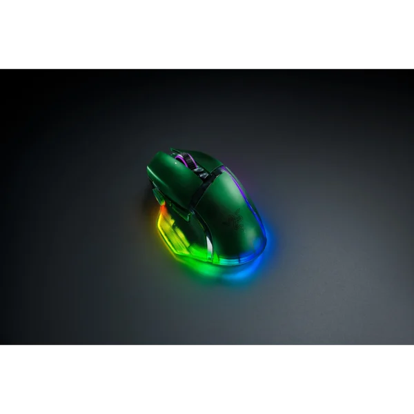 Razer Basilisk V3 Pro 35K Phantom Green Mouse Inalámbrico