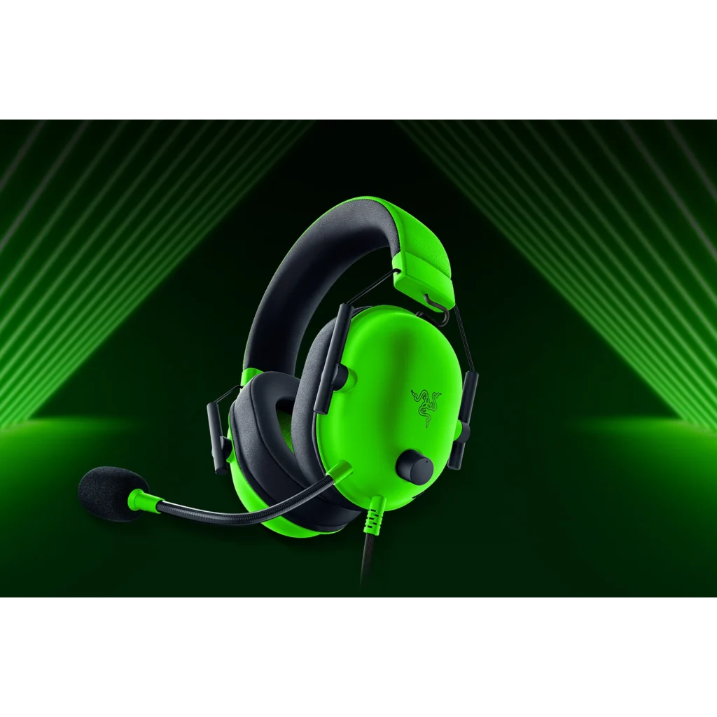 Razer BlackShark V2 X Verde – Audífonos Gamer Cableados 3.5 mm