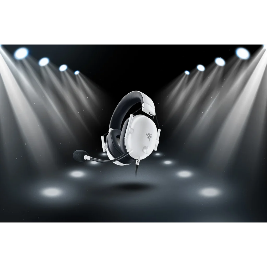 Razer BlackShark V2 X Blanco – Audífonos Gamer Cableados 3.5 mm