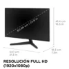 ViewSonic VX2429 Monitor Gamer 24″ FHD IPS 200Hz, 1ms