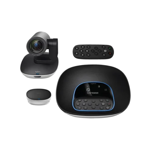 Logitech GROUP + Micrófonos de Expansión – Videoconferencia Full HD